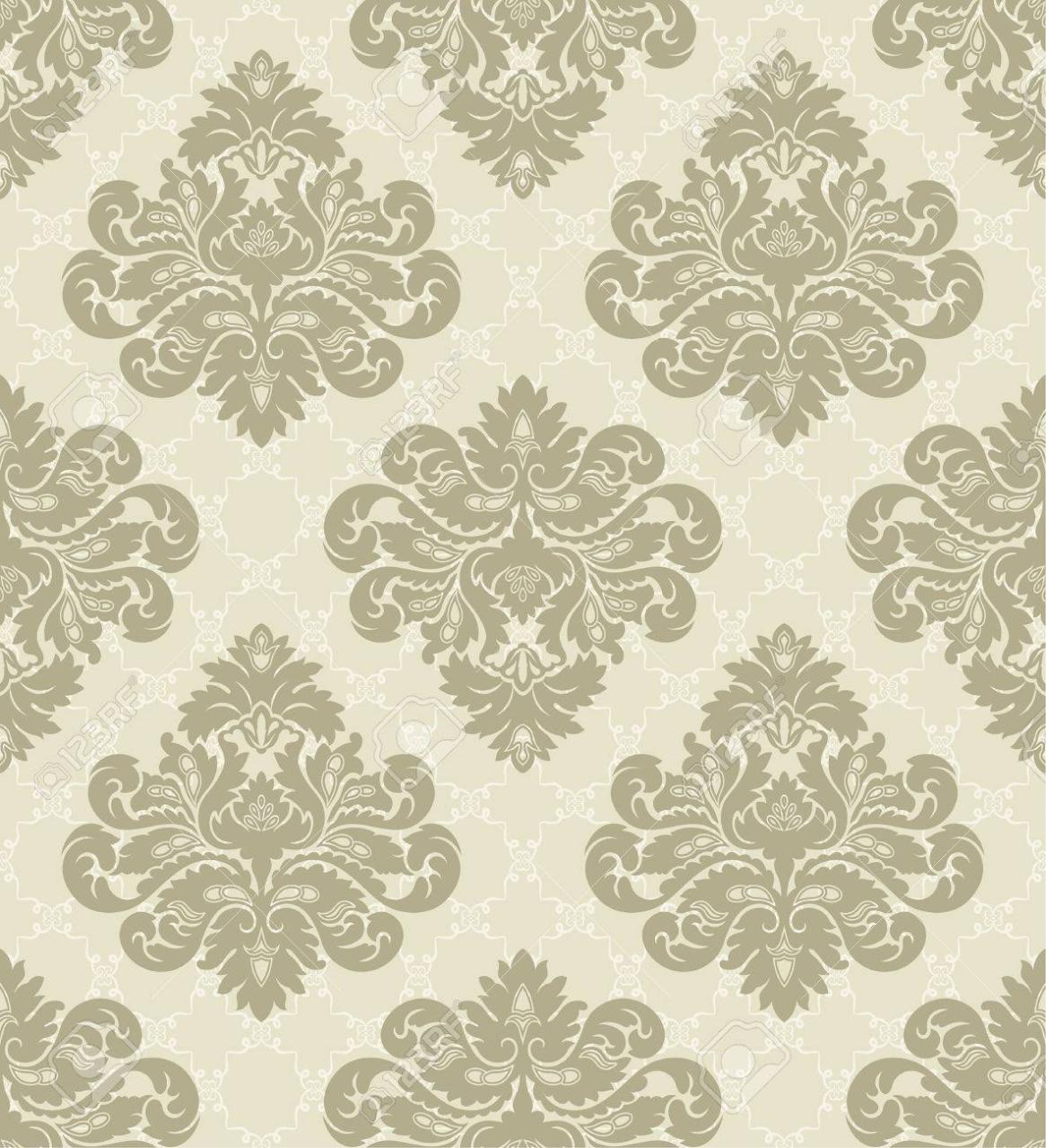 Vector Seamless Pattern. Luxury Elegant Texture Of Baroque Style. Pattern  Can Be Used As A Background, Wallpaper, Wrapper, Page Fill, Element Of  Ornate Decoration Royalty Free Svg, Cliparts, Vectors, And Stock  Illustration.