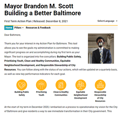 Mayor Brandon M. Scott