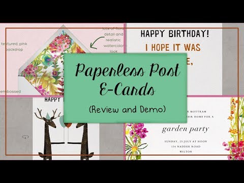 Paperless Post Review and Demo