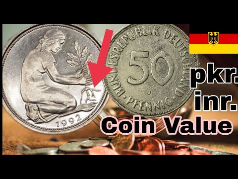 50 Pfennig Coin Value And Germany Currency Rate In India Pakistan Today. -  Youtube