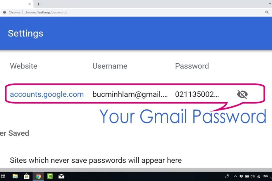 How To Show Gmail Password In Google Chrome | Netvn - Youtube