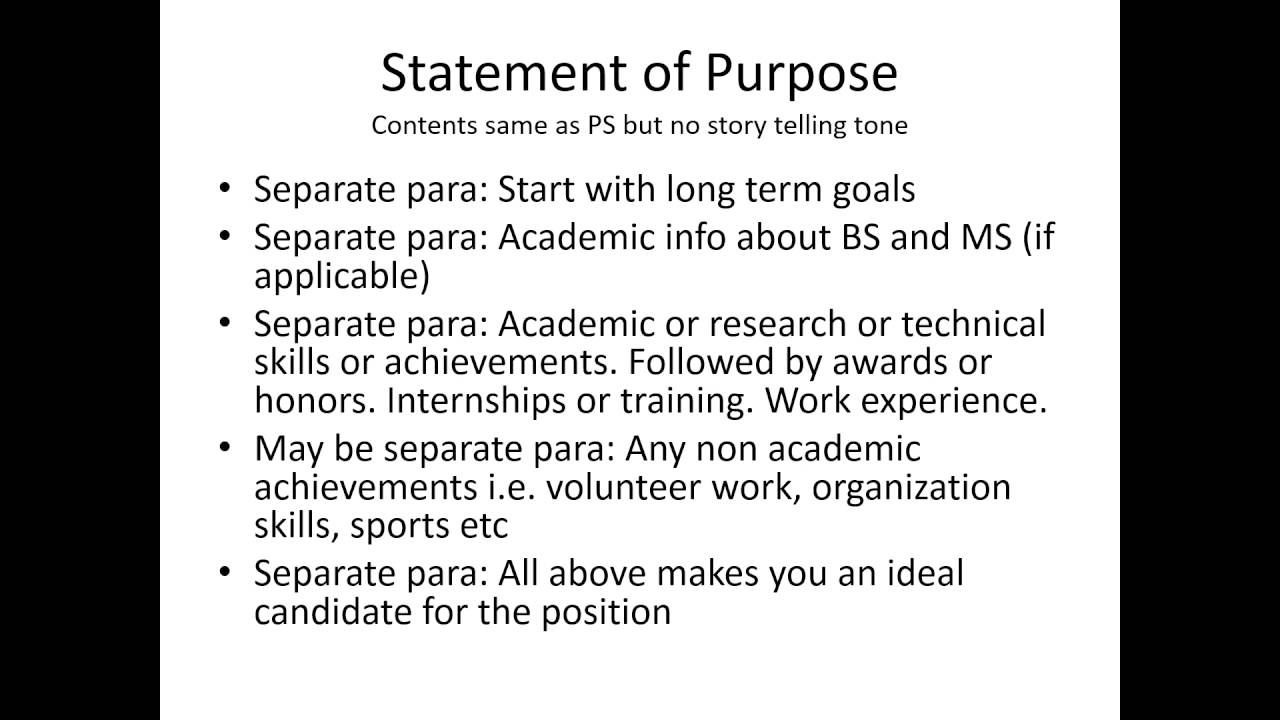 Personal Statement, Statement Of Purpose, Motivation Letter, Cover Letter,  By M. Ayaz Khan, Phd - Youtube