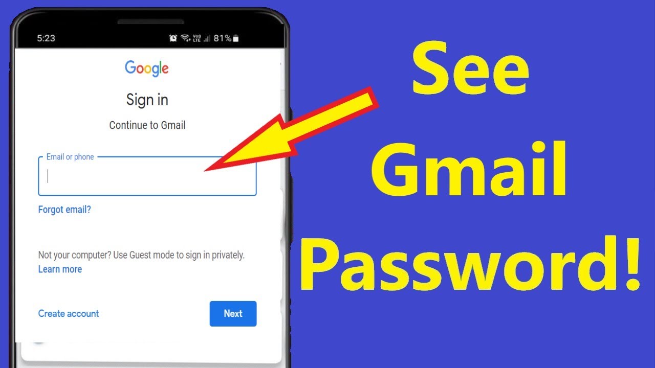 How To See Your Gmail Password If You Forgot It!! - Howtosolveit - Youtube
