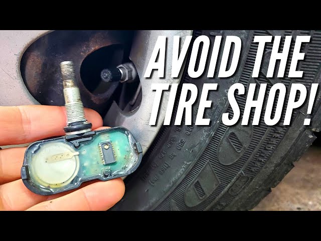 How To Replace Tpms (Tire Pressure Monitoring System) Sensors Without A Tire  Machine. - Youtube